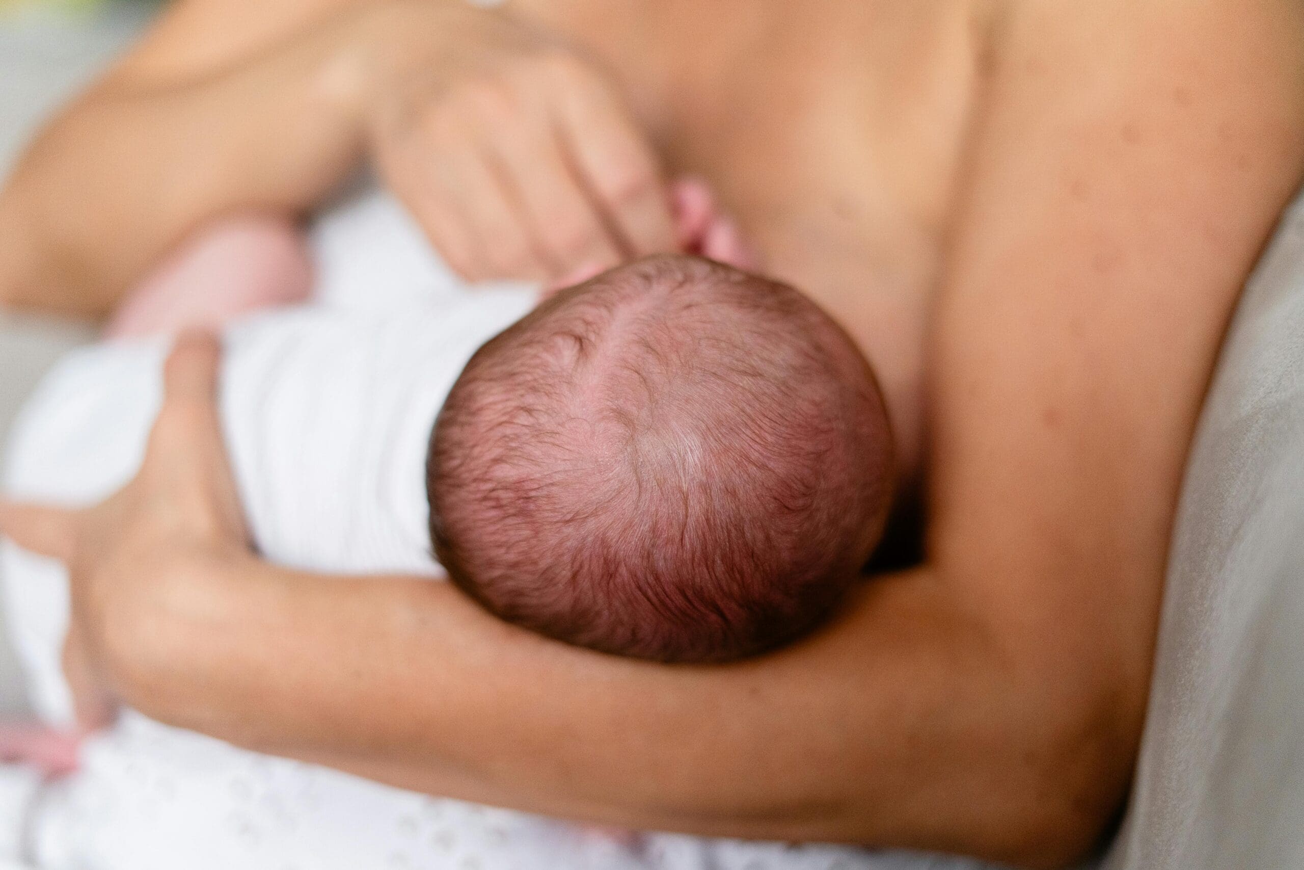 baby breastfeeding