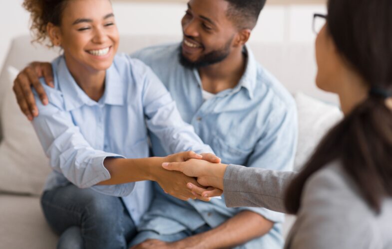 couple receiving support
