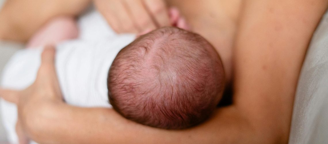 baby breastfeeding